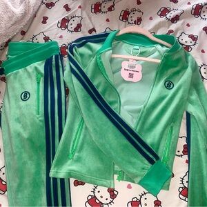 body by raven clover green velour set 💚